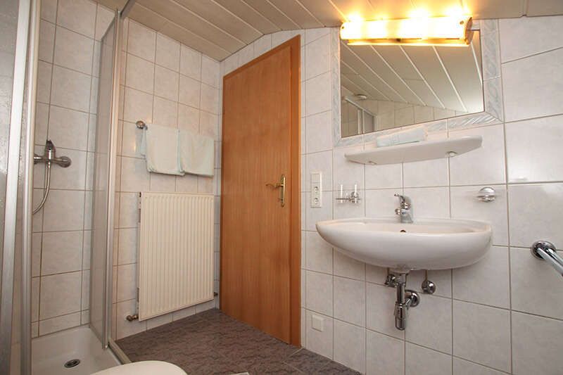 Badezimmer im Appartement 3