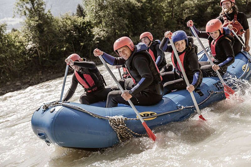 Rafting im Tiroler Oberland